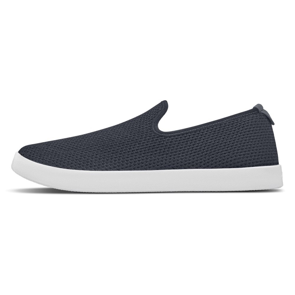 Allbirds Men\'s Tree Loungers - Slip-Ons Navy - BSH471089